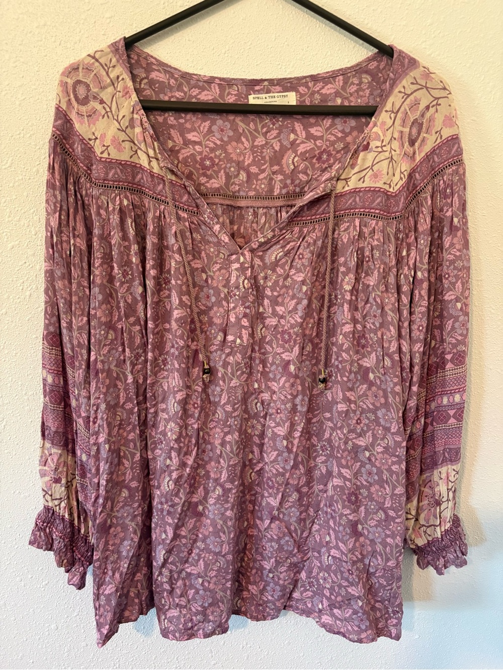 Spell & the Gypsy Collective Dahlia Mulberry Blouse